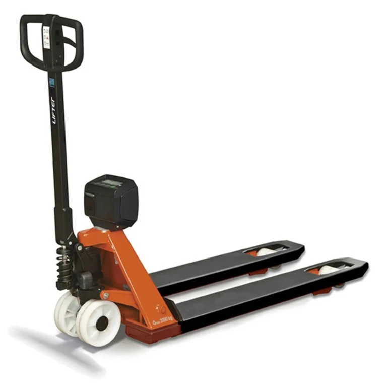 Toyota Quick Lifter with Scale – Transpallet manuale con bilancia versione Quick lift con pompa rapida